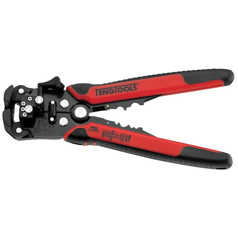 Teng Tools Automatic Strippers, Wire Cutters and Crimping Pliers for cables, 0.13mm to 8.0mm - CP60, Silver