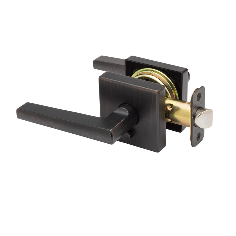 Copper Creek VL2231TB Verona Push Button Privacy Door Lever Tuscan Bronze