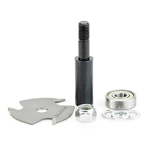 Amana Tool 53400-1 Slotting Cutter Assembly 3 Wing x 1-7/8 D x 1/16 CH x 1/2 Inch SHK Router Bit
