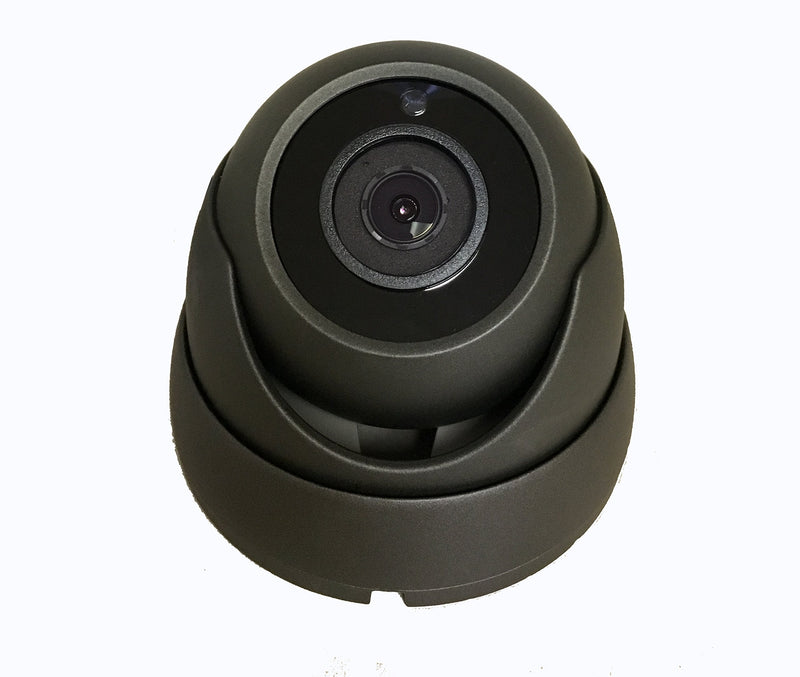 1101AV 1080P True Full-HD Security Dome Camera 4in1(HD-TVI, AHD, CVI, CVBS) 2.8mm Fixed Lens 2.4 Megapixel STARVIS IR Indoor Outdoor Camera DayNight HomeOffice 12VDC (Charcoal)