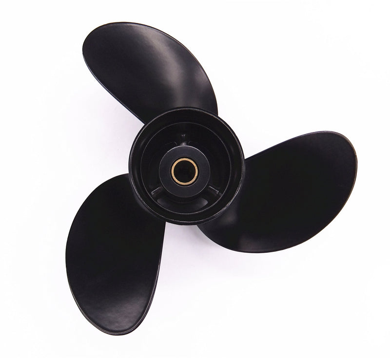 SouthMarine 3B2-B64517-0 3B2B645170M 766545 0766545 48-897618A10 8.5x9 Propeller for Tohatsu for Nissan for Mercury Marine for Evinrude for Johnson OMC 8HP 9.8HP Outboard Motor, 12 spline 5011-085-09
