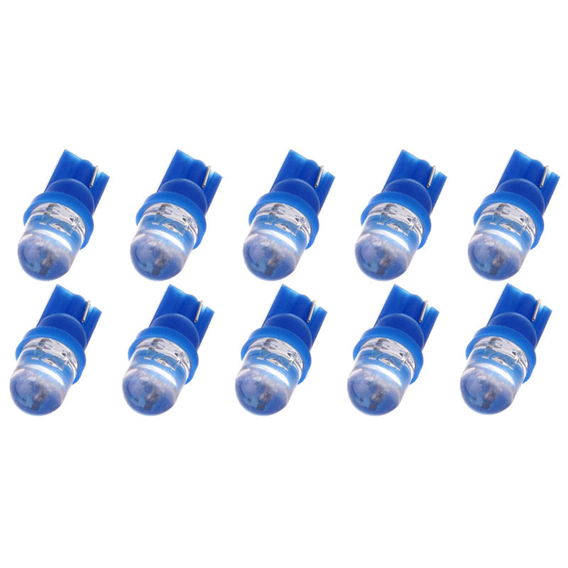cciyu 10pcs T10 194 168 2825 Wedge SMD Led Bulbs Instrument Cluster Light Panel Gauge Lamp Blue