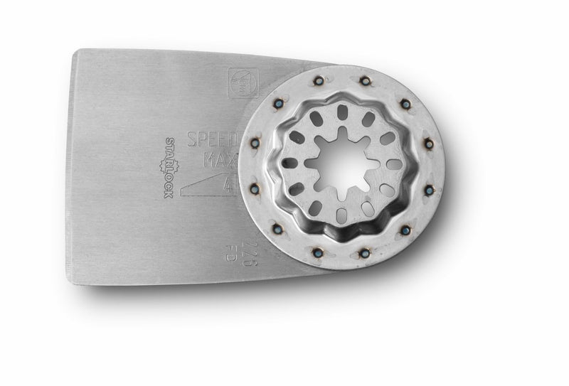 Fein Rigid Scraper Blade for MultiMaster Tools - Efficient Removal of Paint, Tile Adhesive Residue, Carpet and Underseal, Short Version, Starlock Mount - 63903226210