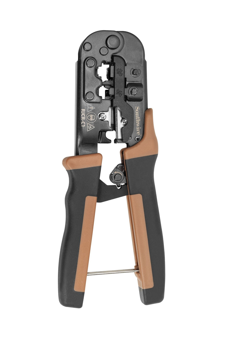 Southwire RJCR-T1 3-in-1 Phone & Data Crimp Tool Kit - Cuts; Strips; and Crimps Network and Voice Cables