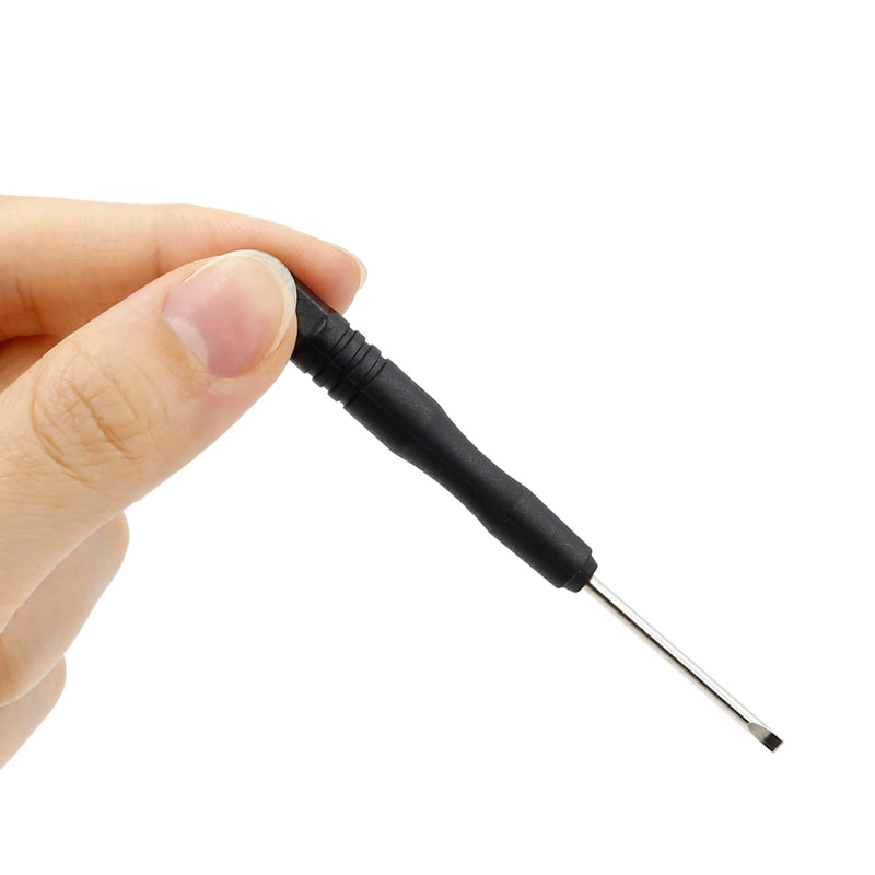 50pcs 85mm x 2.0mm 2mm Mini Size Flat Slotted Word Screwdriver Cellphone HDD TV Laptop Printer Repair Tool Slotted (-)