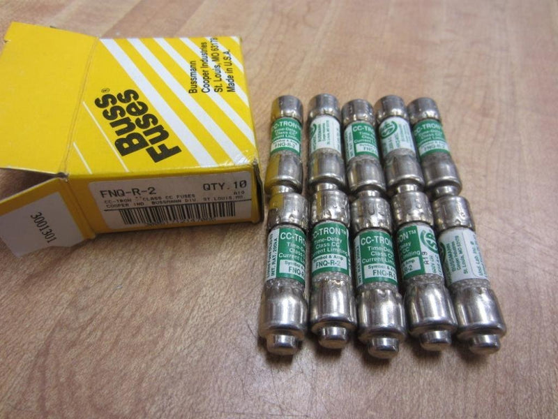 CC Tron FNQ-R-2 Bussmann Fuse FNQR2 Cooper (Pack of 10)