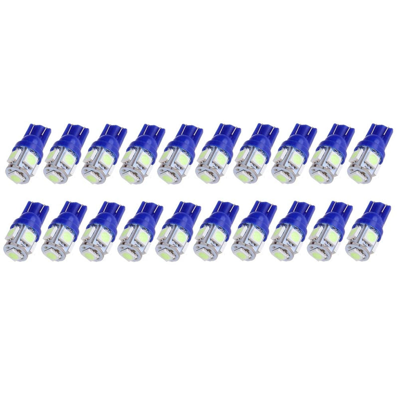cciyu 194 Extremely Bright:LED Bulbs 5-5050-SMD Dashboard Gauge Light Speedometer Odometer Tachometer LED light fit for 2013 2014 2015For Infiniti JX35 Wedge T10 168 2825 W5W Ice Blue Pack of 20
