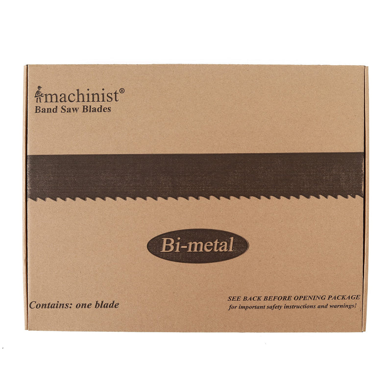 Imachinist S138341014 M42 Bi-Metal Band Saw Blades 138" X 3/4" X 10/14tpi for Metal Variable Teeth