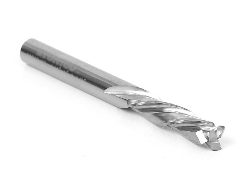 YONICO CNC Compression Bit 3 Flute Spiral End Mill Router Bit 1/4-Inch Dia. 1/4-Inch Shank 33310-SC 1/4" Diameter - 1" Length - 2-1/2" OAL