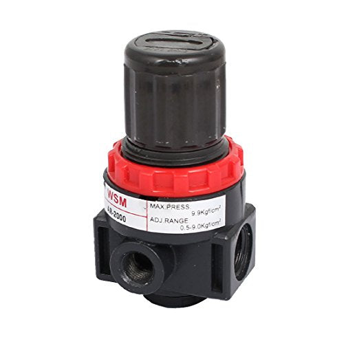 uxcell Pneumatic Source Treatment Air Filter Pressure Regulator 0.5-9Kgf/cm2