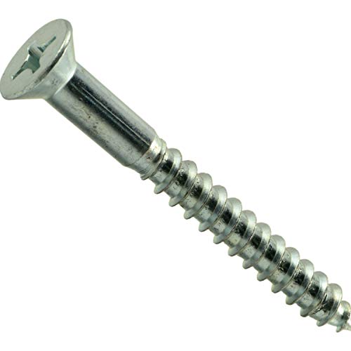 Hard-to-Find Fastener 014973474072 Phillips Flat Wood Screws (50 Piece), 14 x 2-1/4" 14 x 2-1/4"