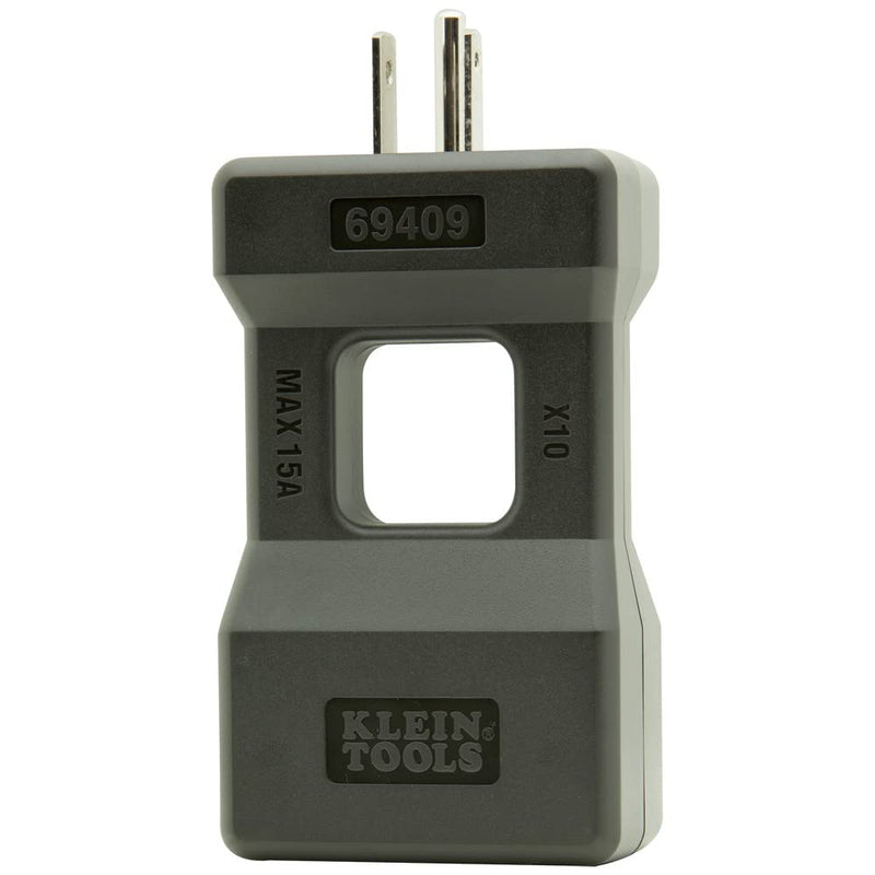 Klein Tools 69409 Line Splitter for Clamp Meter, Measures up to 15A Current Draw, 10x Measurement, Designed for North American Outlets Handheld