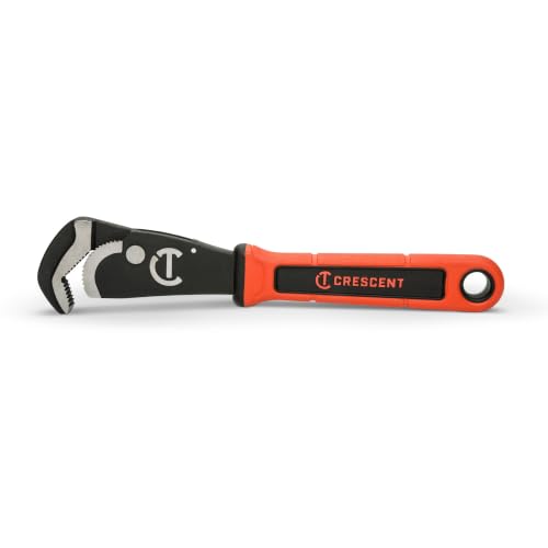 Crescent Pipe Wrench 12In Self Adjusting Dual Material