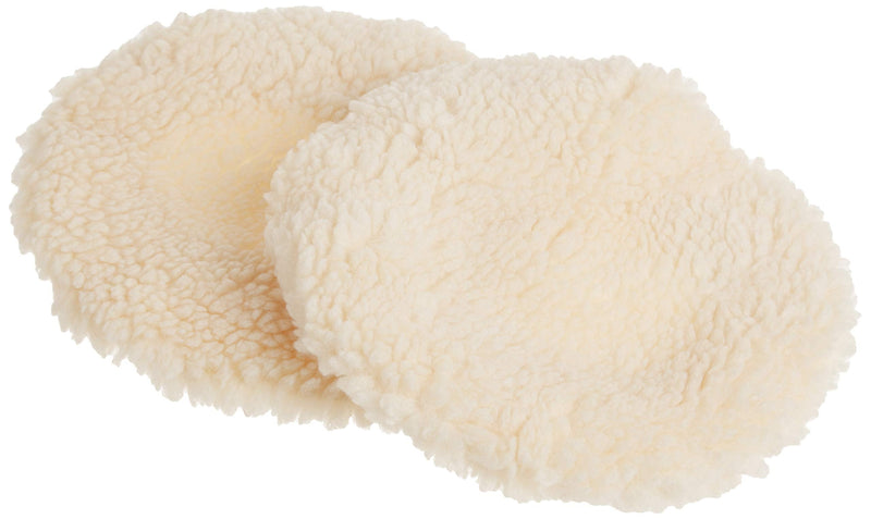 WEN 10A345 Synthetic Wool Polishing Bonnets For 10-Inch Polishers, Two Pack 10"