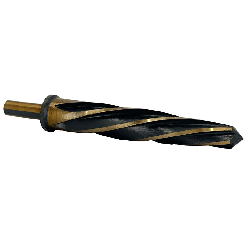 Drill America 9/16" Bridge/Construction Reamer with 1/2" Shank, Black and Gold Finish, KFD Series - KFDRBSS9/16 9/16"