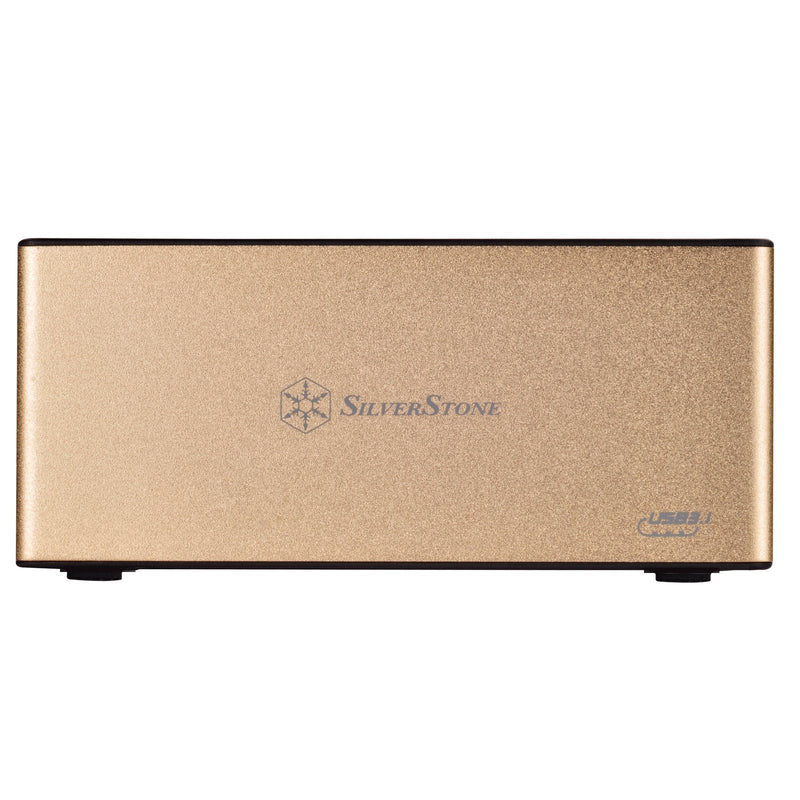 SilverStone Technology External Hard Drive Docking Station Supports One 2.5" or 3.5" Drive RL-TS11G-C