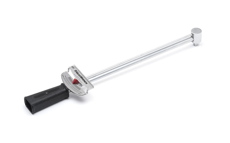 GEARWRENCH 3/8" Drive Beam Torque Wrench 0-800 in/lbs. - 2956N , Black