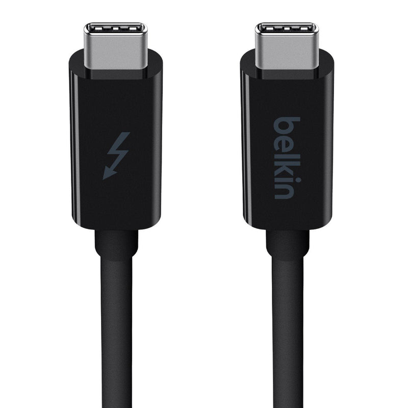 Belkin Thunderbolt 3 USB C to USB C 3.3ft/1M Long Data Transfer Power Cable with 20 Gbps Data Transfer Speed & Up To 10 Gbps for USB3.1 Devices - Supporting Thunderbolt, 4K & Ultra HD Display (Black) 3 ft/ 20 Gbps