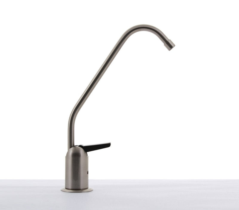 Hydronix LF-BLRAG-BN Long Reach RO Reverse Osmosis or Filtered Water Faucet, Brushed Nickel w/Air Gap