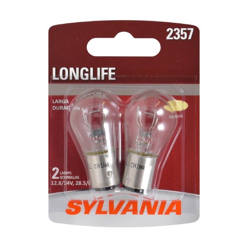SYLVANIA - 1157 LED Red Mini Bulb - Bright LED Bulb, Ideal for Stop and Tail Lights (Contains 2 Bulbs)
