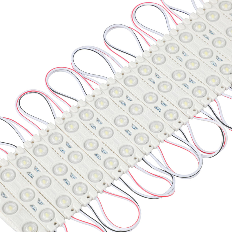 Super bright 200pcs 2835 3 LED Module White Waterproof Decorative Light for Letter Sign Advertising Signs with Tape Adhesive Backside 3 Years Warranty