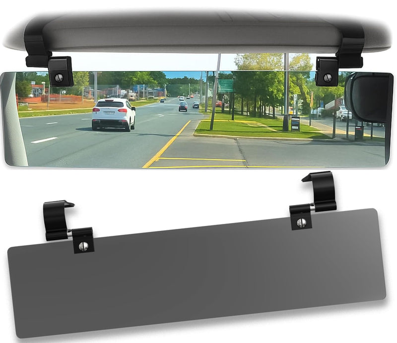 Glare Guard Polarized Car Visor Extender Sun Blocker, Anti-Glare Windshield Shield for Cars/SUV, Sun Visor Extension Blocks UV, USA Visors Extender Attachment for Car Visor, Sunvisors Shade for Cars