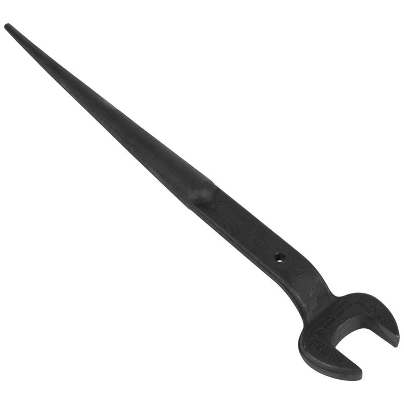 KLEIN TOOLS 3212TT Construction Spud Wrench with Tether Hole, Made in USA, 1-1/4-Inch Nominal Opening, 3/4-Inch Bolt for US Heavy Nut Tetherable