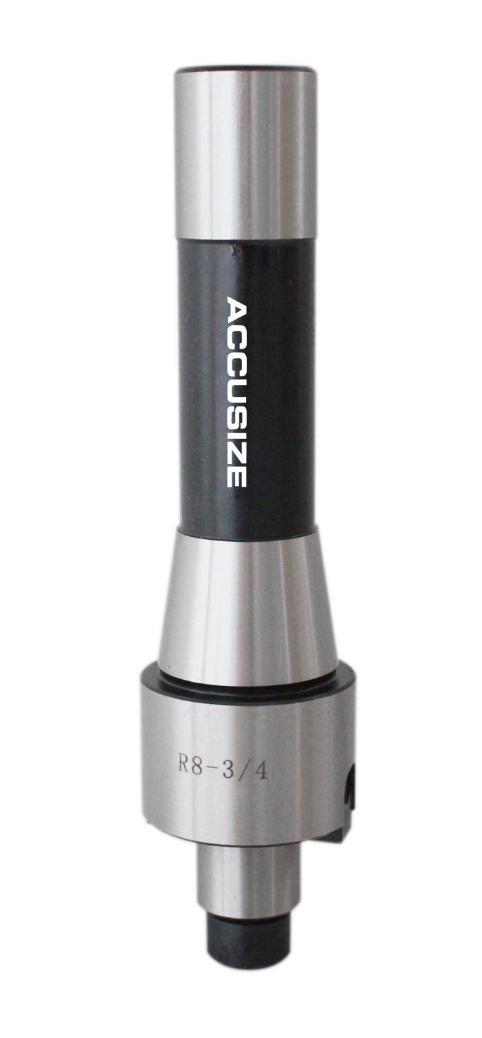 Accusize Indexable Face Mill Holder, R8 Shank, Arbor Dia 3/4 in, FG22-8048 | Range 1-3/4 in-2 in, R8 Shank, for Bridgeport 7/16-20 Drawbar Arbor Dia,: 3/4"