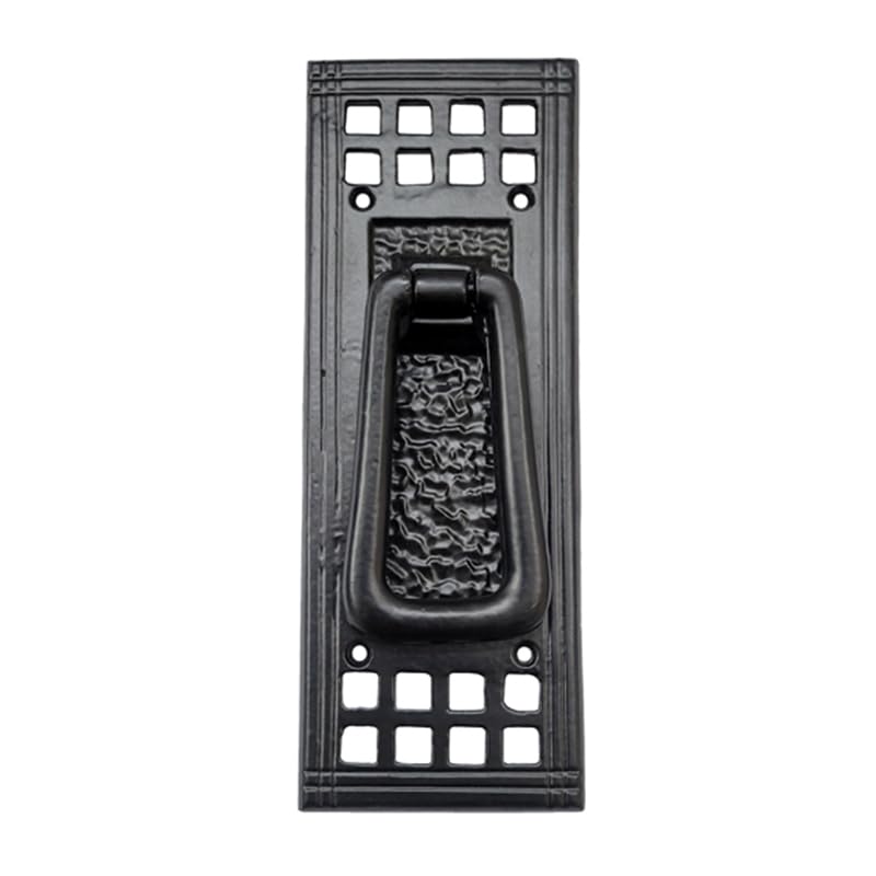 Adonai Hardware Joppa Antique Iron Door Knocker (Black Powder Coated)