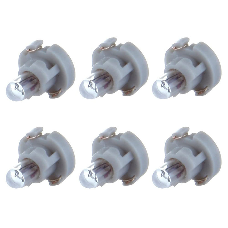 cciyu 6 Pack Warm White T3 Neo Wedge Halogen Bulb Replacement fit for A/C Light 12V