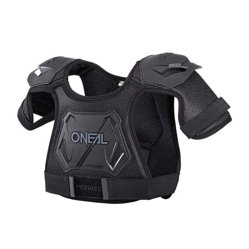 O'Neal Unisex-Child Pee Wee Chest Protector (Black, Large/X-Large) XS/SM