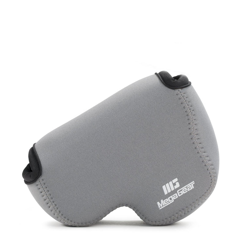 MegaGear ''Ultra Light'' Neoprene Camera Case Bag with Carabiner for Nikon COOLPIX B500 Digital Camera (Gray) Gray