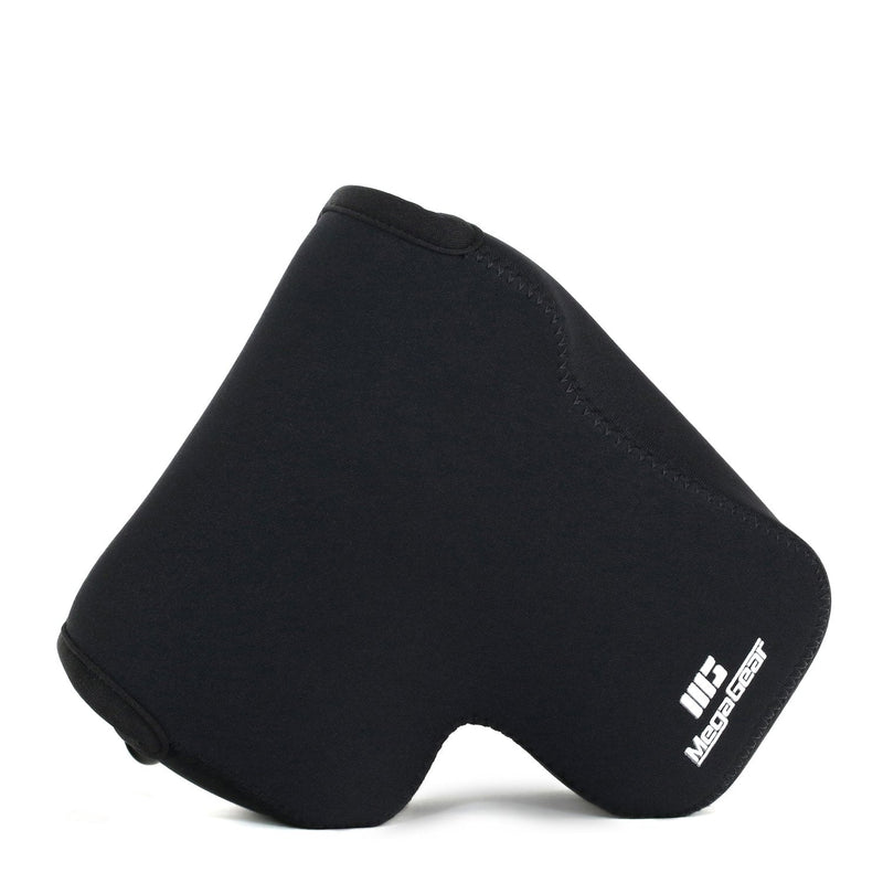 MegaGear Ultra Light Neoprene Camera Case, with Carabiner Compatible with Sony Cyber-Shot DSC-RX10 IV, DSC-RX10 III - Black - MG755 One Size