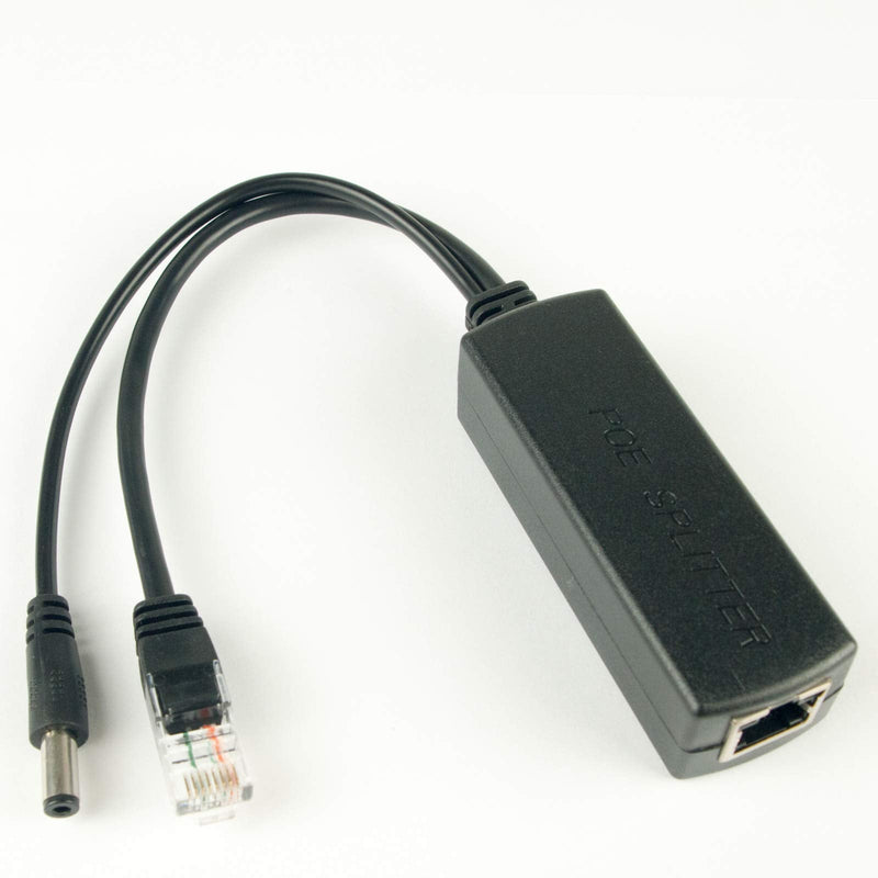 Active PoE Splitter Power Over Ethernet 48V to 12V 2A for IEEE802.3at 24Watt