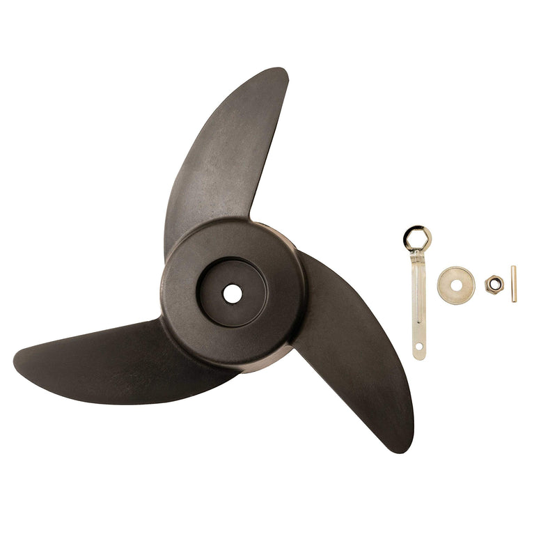 Newport 3-Blade Trolling Motor Propeller Kit – Compatible with 55lb, 62lb & 86lb Newport Motors – Includes Hardware & Spanner Tool – Durable Fiberglass Nylon – 10.1” Diameter 3 Blade 55lb, 62lb, 86lb Thrust