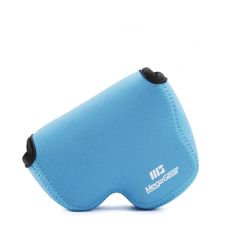 MegaGear Nikon Coolpix L340 Ultra Light Neoprene Camera Case, with Carabiner - Blue - MG786 One Size