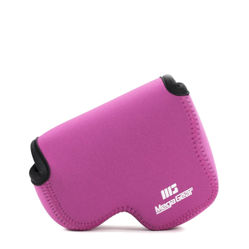 Megagear Nikon Coolpix L340 Ultra Light Neoprene Camera Case, with Carabiner - Hot Pink - MG787 One Size