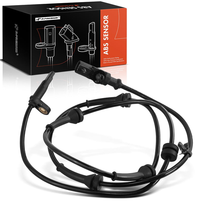 A-Premium Front Left/Right ABS Wheel Speed Sensor Compatible with Infiniti G25 2011-2012, G35 2007-2008, G37 2008-2013 & Nissan 370Z 2009-2014/2016-2020 - Front Driver or Passenger Side