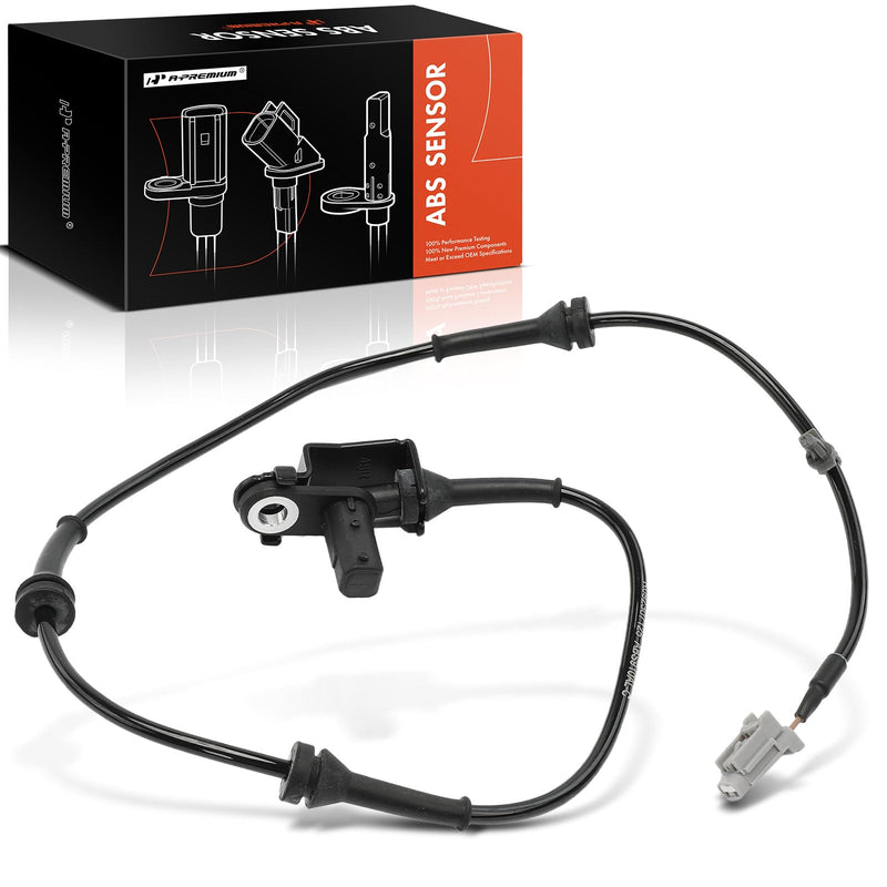 A-Premium ABS Wheel Speed Sensor Compatible with Nissan & Infiniti Models - 350Z 2003-2008, G35 2003-2006 - Front Right Passenger Side, Replace# 47910-AL505, 47910AL505