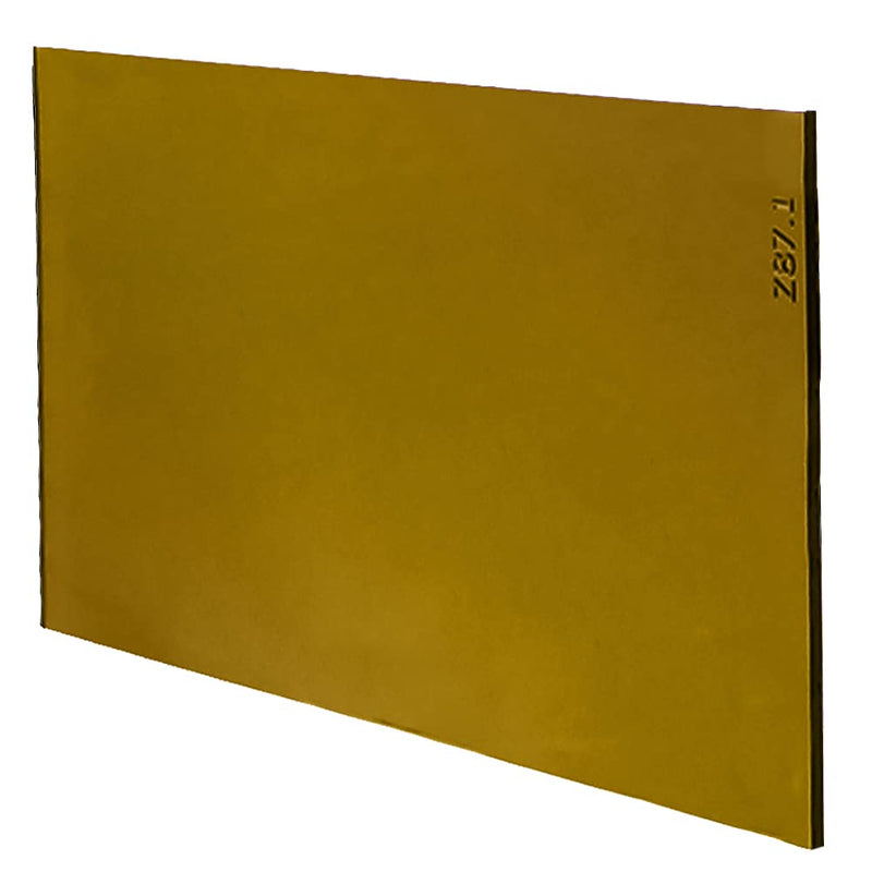 Large Welding Lens 4.5" x 5.25" Gold Coated (Shade 11)