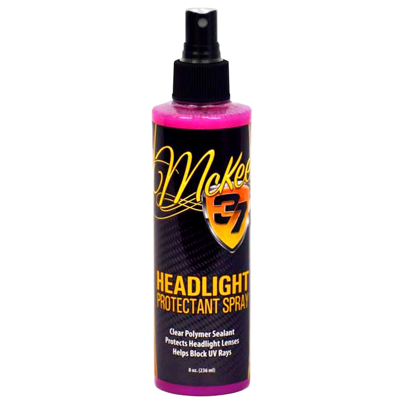 McKee's 37 - Headlight Protectant Spray | Headlight Sealant UV Protection for Headlights, Vinyl Windows, and Windscreens (8oz)