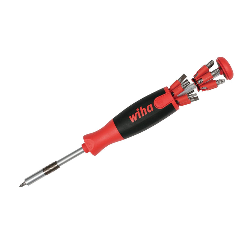 Wiha 77791 14 Piece Ultra Driver 26-in-1 Bit Holder Set Technicians
