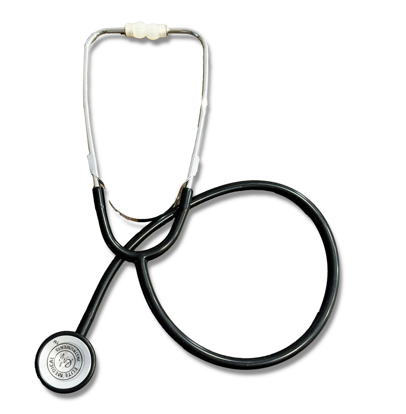EMI Basix Single Head Stethoscope (Black) Black