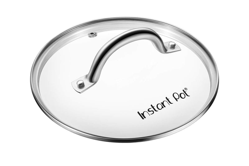 Instant Pot Tempered Glass Lid, 10.2-In, 8-Qt, Cooking Pot Lid, Stainless Steel Handle and Rim, Clear 8 Quart