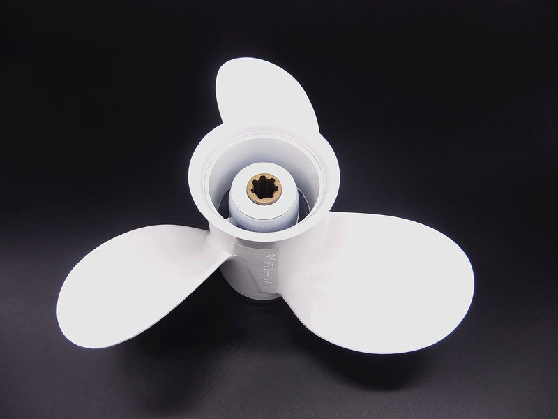 SouthMarine Outboard Motor Aluminum Alloy Propeller 8 1/2 x 7 1/2-N for Yamaha 6hp 8hp 9.9hp F6 F8 F9.9 Boat Engines 6G1-45943-00-EL 6G1-45943-00-00 8.5x7.5