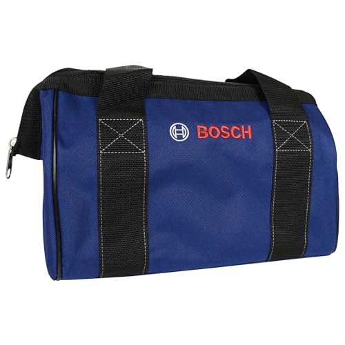 Bosch 2610041759 Heavy-Duty 13x9x9 Dark Blue Canvas Tool Bag Pack of 1