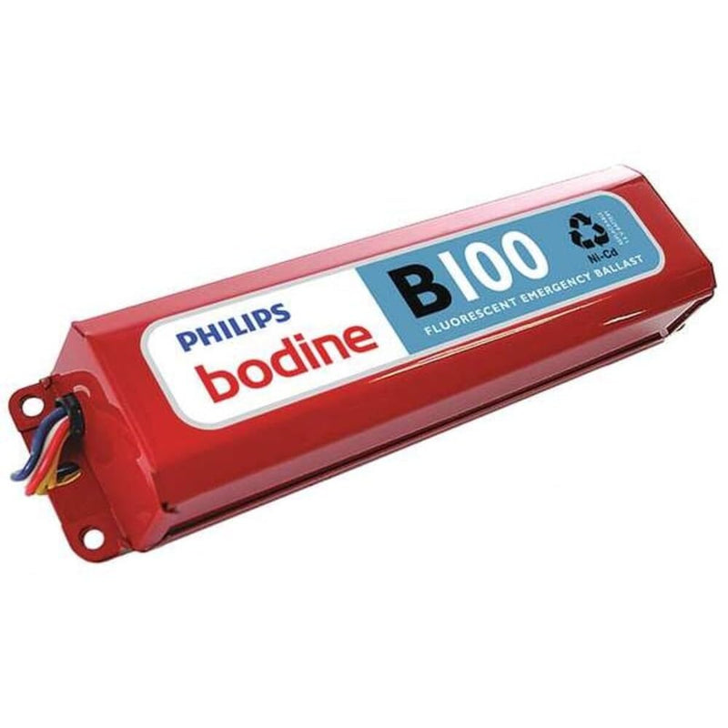 Bodine B100 - Emergency Backup Battery - 90 min. - Operates 17-40 W 2 ft. - 4 ft. T8, T10 or T12 or 4-pin long compact lamps - 120/277 Volt