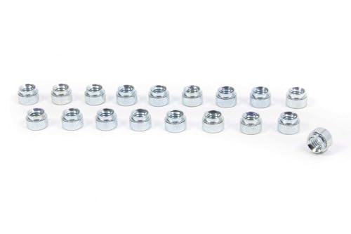 Weld Racing Swage Nut, Aluminum, Weld 13 or 15 in Bead Lock Ring, Set of 18