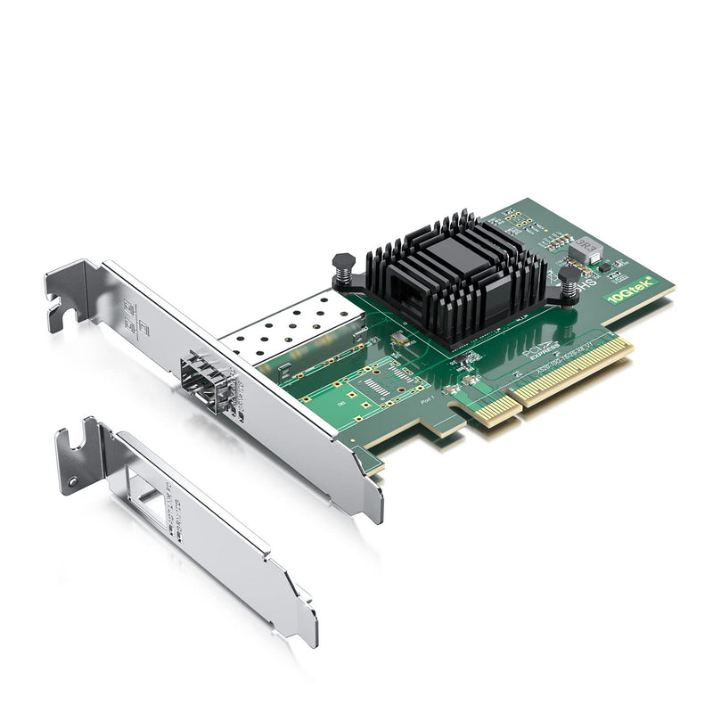 10Gtek 10Gb PCI-E NIC Network Card, Single SFP+ Port, with Intel 82599EN Controller, Ethernet LAN Adapter Support Windows Server/Linux/VMware, Compare to Intel X520-DA1(E10G42BTDA) X520-10G-1S(1xSFP+) X1