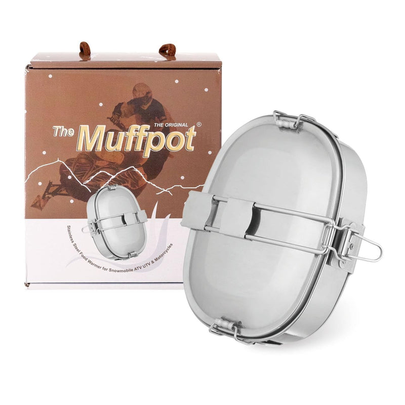 Muffpot Snowmobile Exhaust Pipe Food Warmer Stainless Steel Artic Cat Yamaha